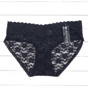 Womens Panties M Hipster Underwear Black Lace 164
